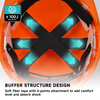 Casco de trabajo anti-shinging W-002 naranja