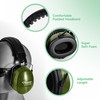 Listo Stock ABS Protective Ear Muffs EM-5002 Verde
