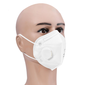 Máscara de seguridad facial con válvula blanca KN95 SM-006 