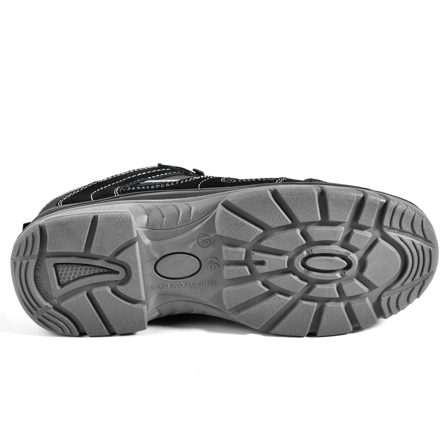 Zapatos de seguridad de cuero sin metal L-7502