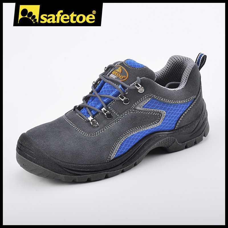 Safetoe Zapatos de seguridad de cuero de ante L-7305