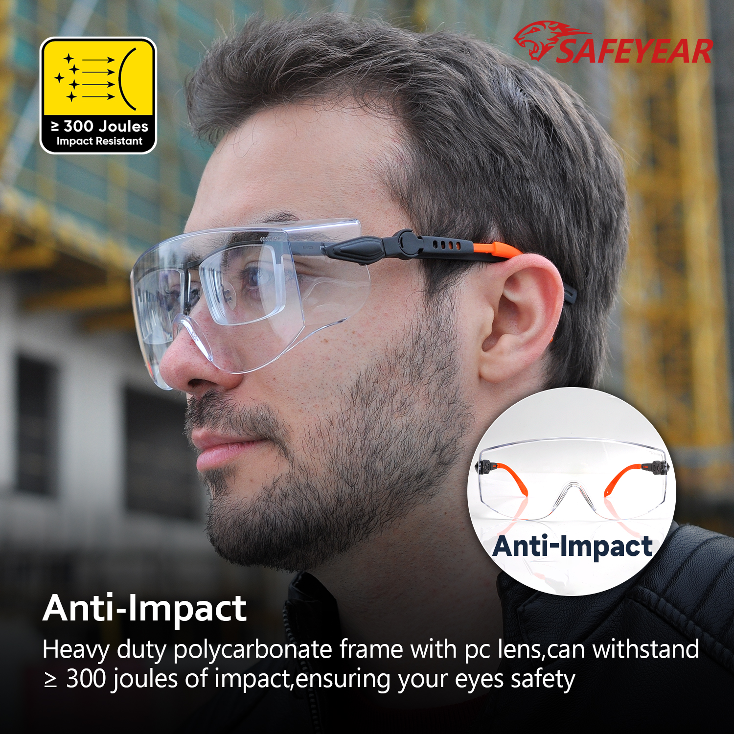 Sobre gafas de seguridad de trabajadores SG009