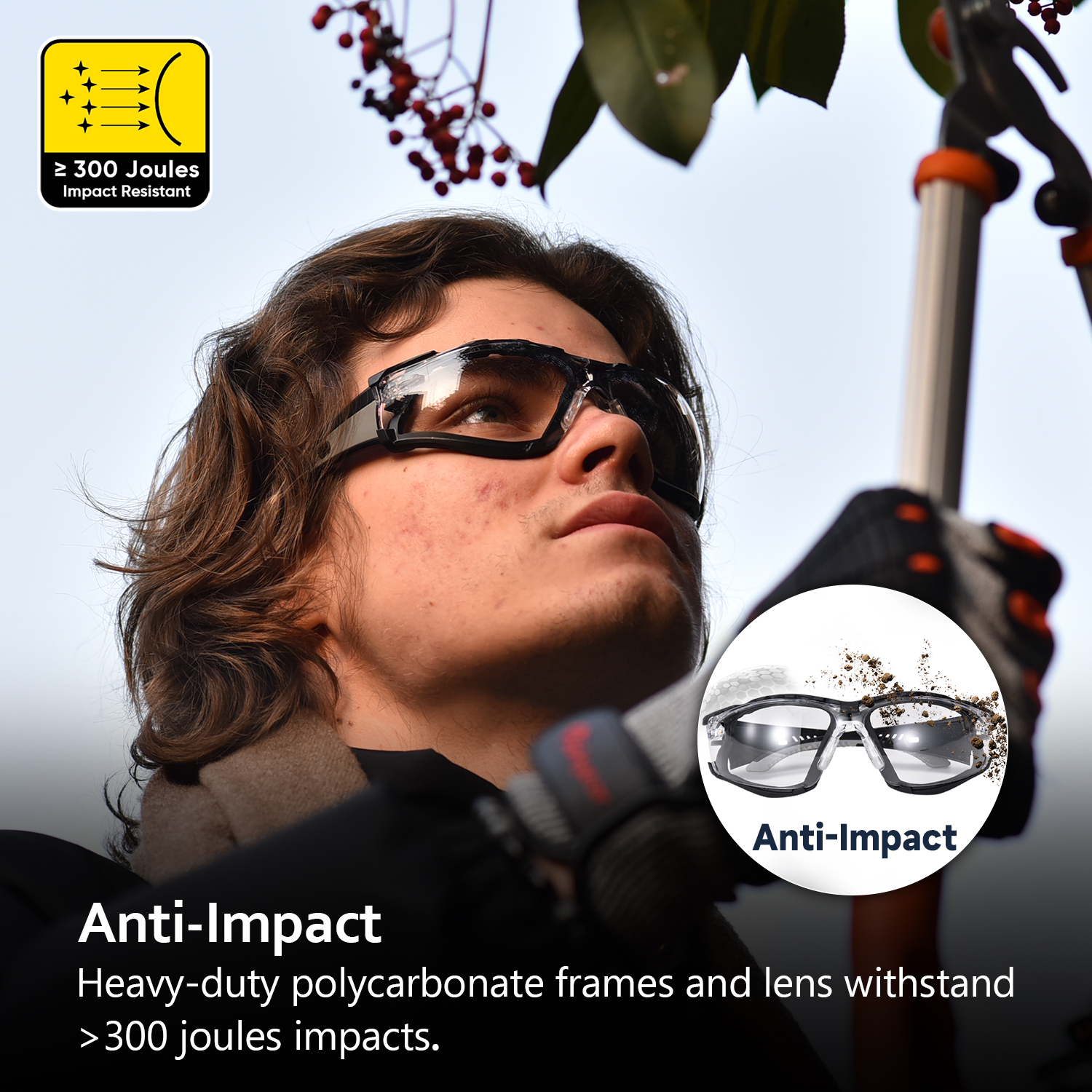 Gafas industriales Gafas de seguridad protectores para trabajadores SG037