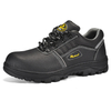 Industria de refinería de petróleo zapatos de seguridad de cuero de vaca L-7163RB