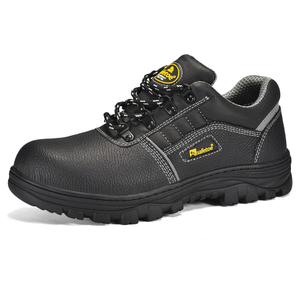 Industria de refinería de petróleo zapatos de seguridad de cuero de vaca L-7163RB