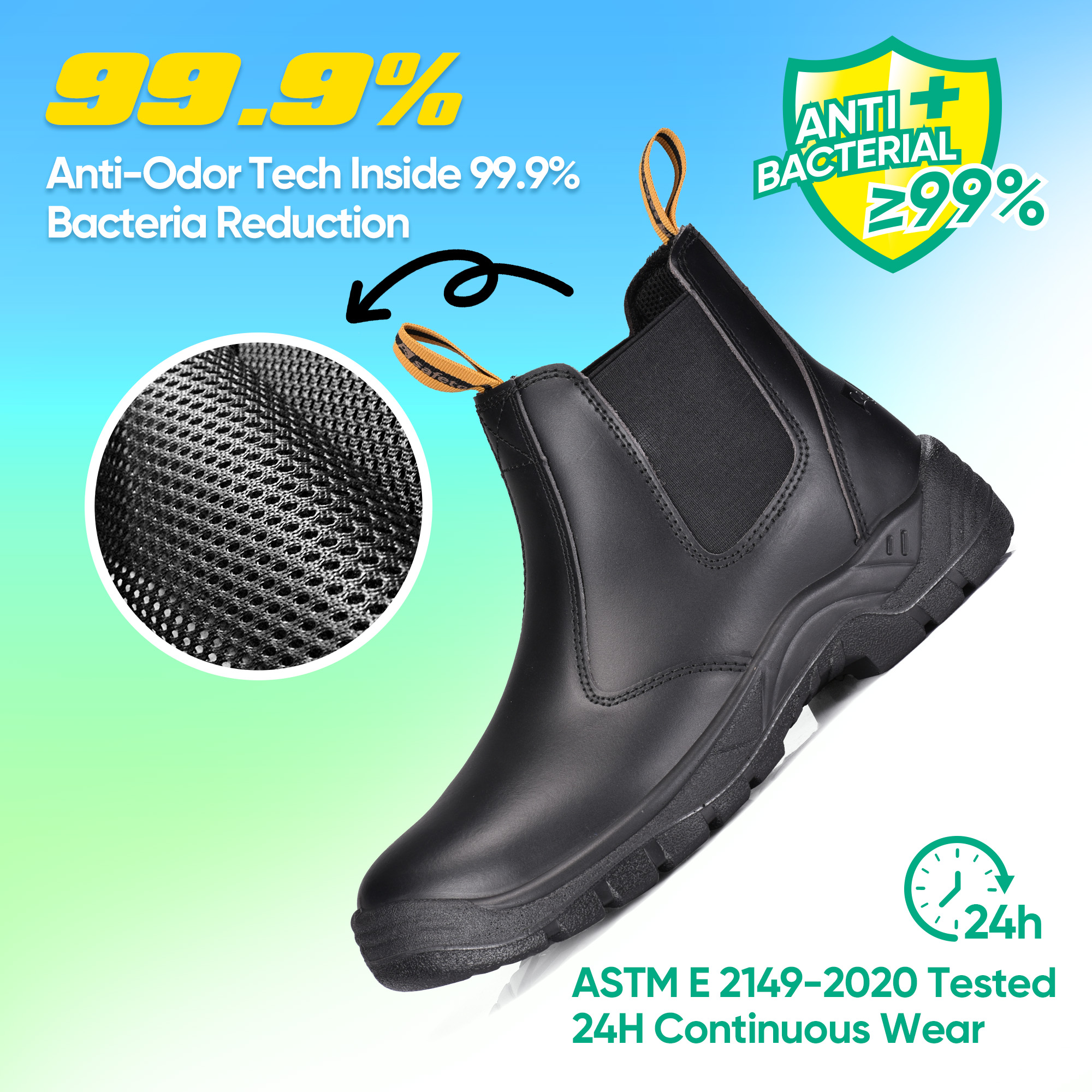 Sitio Botas de seguridad protectores negros