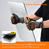Guantes de trabajo de fábrica Guantes de trabajo mecánicos resistentes a los cortes TPR9004 Naranja