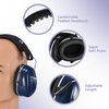 ABS Protección auditiva Muffs de orejas Protective Muffs Ready Stock FM-1B Azul