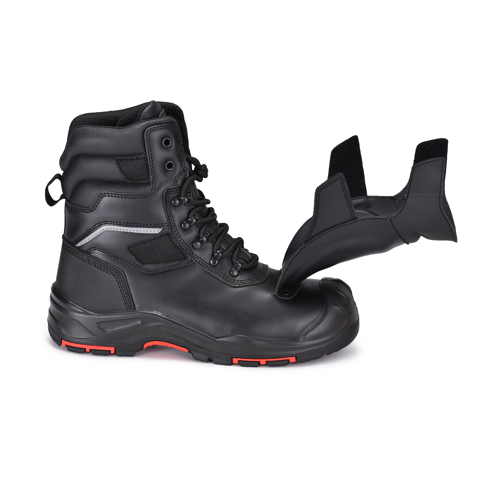 Botas de trabajo de seguridad de soldadura de fundición para la industria metalúrgica H-9552FD