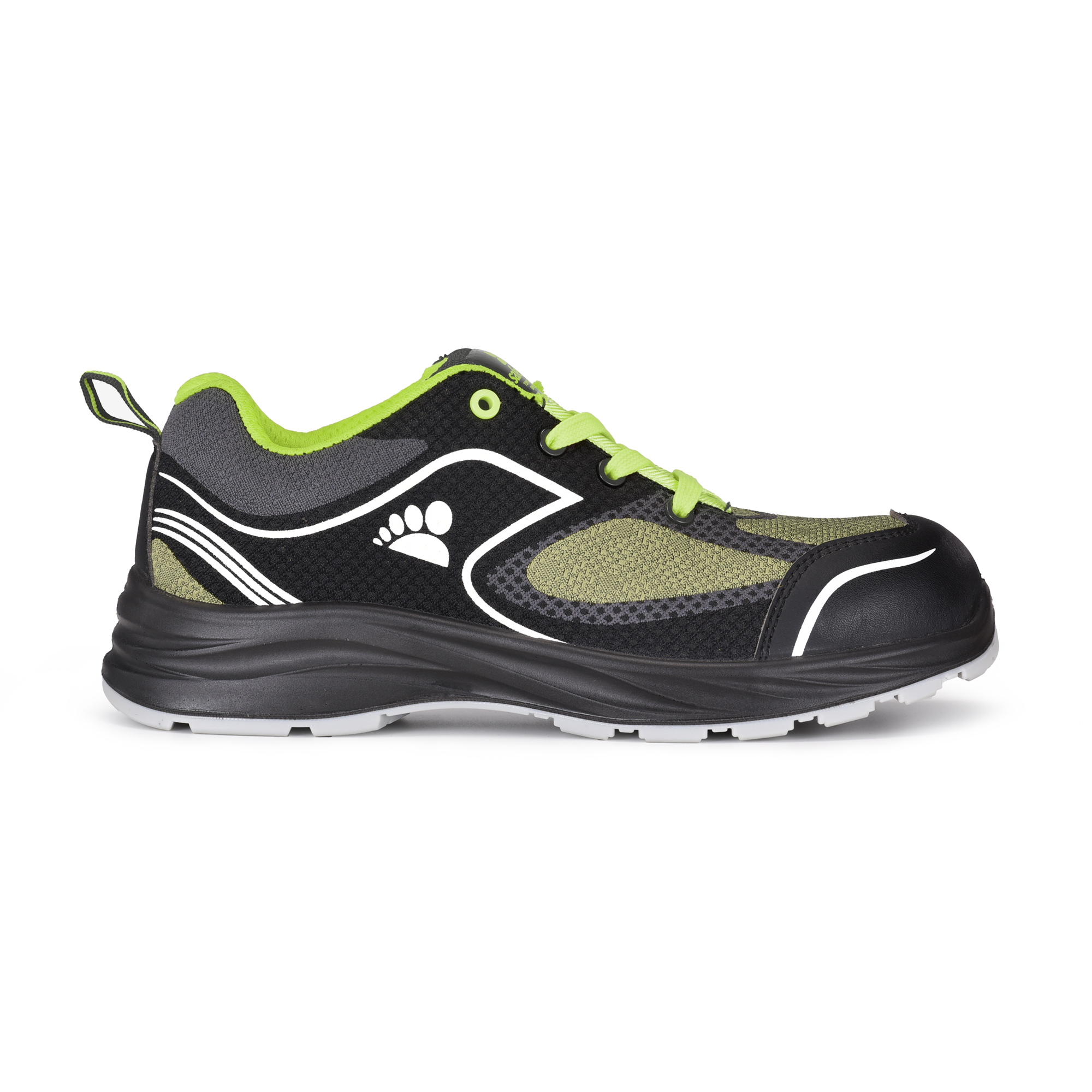 Diseño de deportes entrenadores de seguridad L-7501 verde 