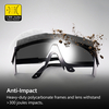  Gafas de seguridad de PC oscuro KS102 Negro