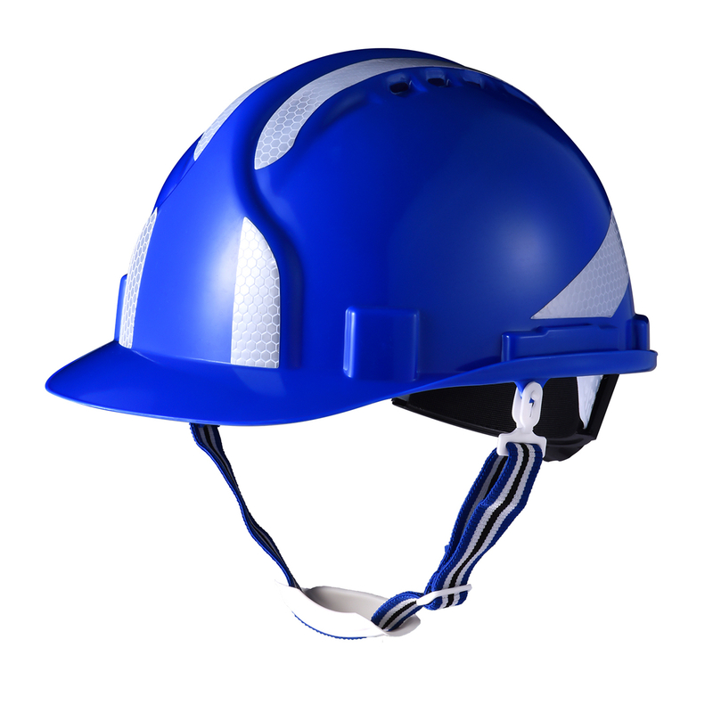 Casco de seguridad de tipo reflectante azul W-036 Azul