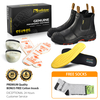 Botas de trabajo de seguridad Chelsea Design M-8025NBK