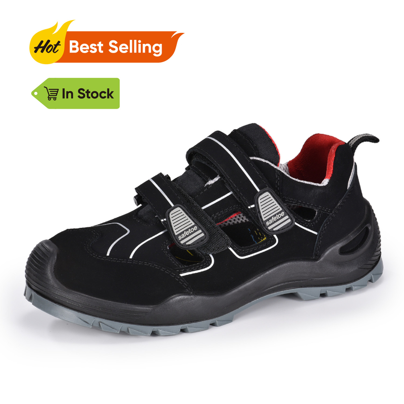 Zapatos de zuecos de seguridad con punta compuesta sin metal transpirables de verano L-7518