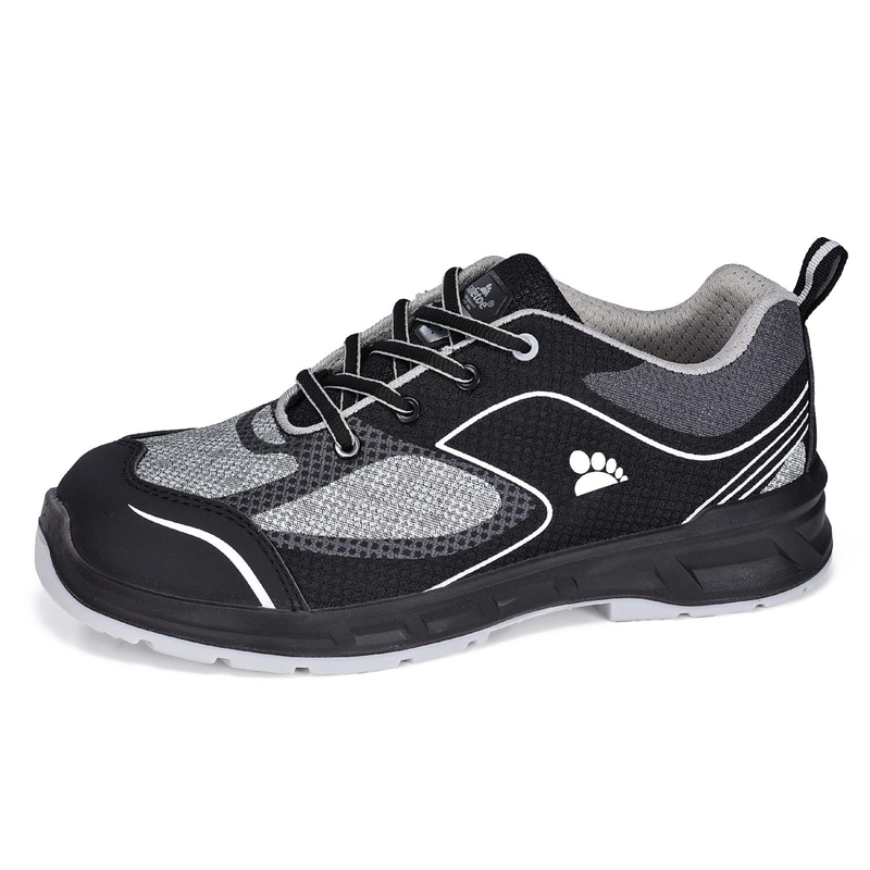 Zapatos de seguridad deportivos de acero con punta de acero L-7501 gris (velocidad)