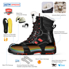 Botas de Trabajo de Invierno con Cálida Piel de Cordero H-9550