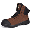 Diseño postal de alta calidad Nubuck vaca Leatther Construction Botas de trabajo M-8578 Brown