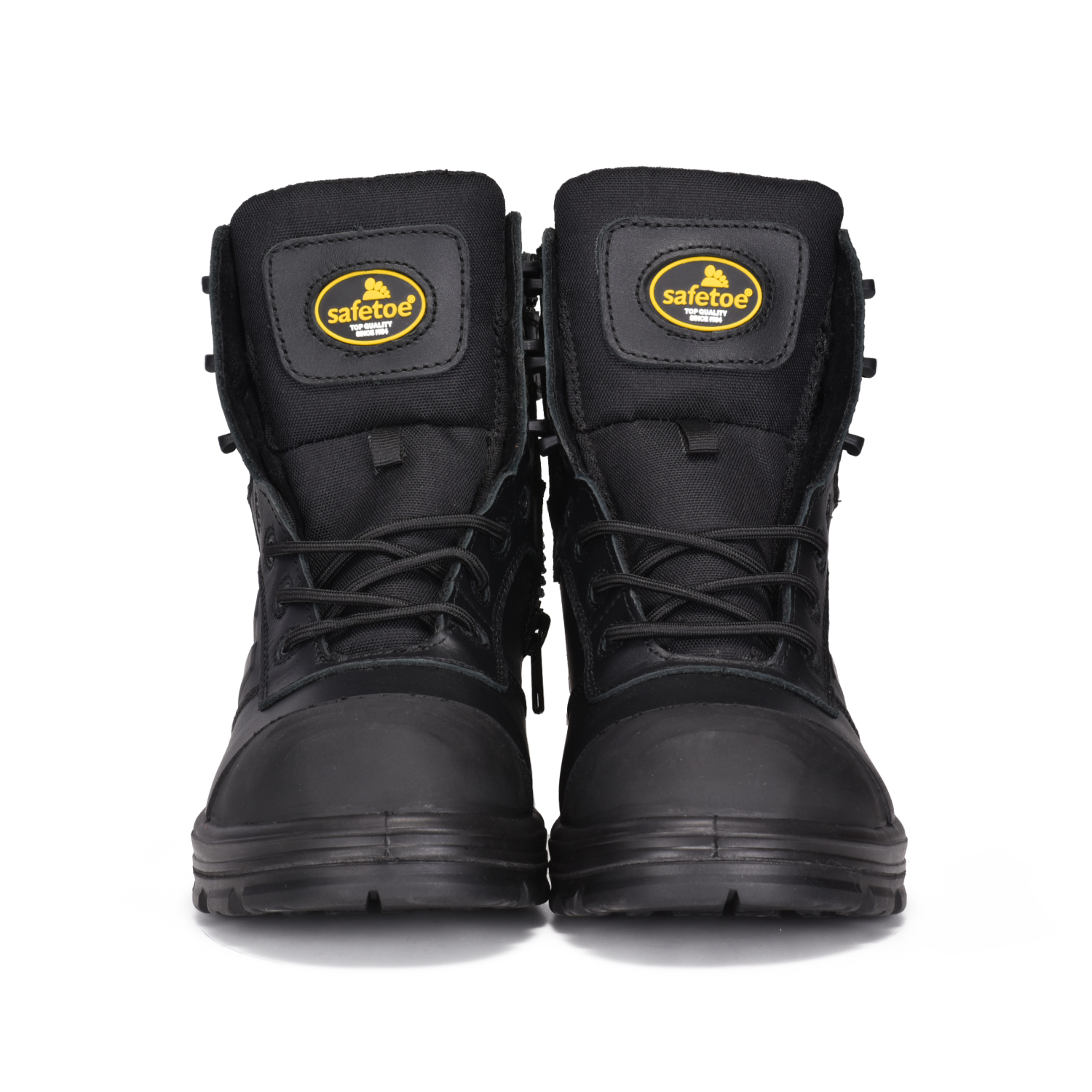 Diseño postal de alta calidad Botas de trabajo industrial Safey M-8578 Negro