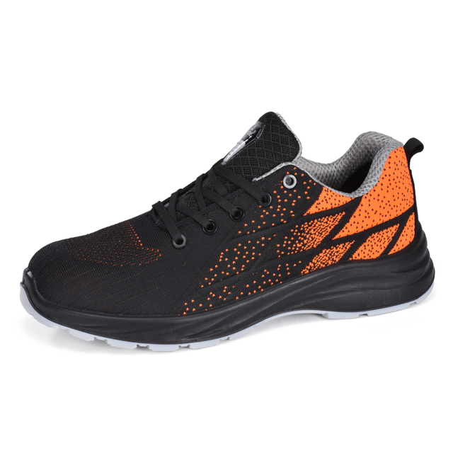 Zapatillas de Seguridad Puntera de Acero S1P Zapatos de Seguridad L-7562 Naranja