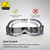 Gafas de seguridad antivaho OTG con correa ajustable | ANSI Z87.1 y EN166
