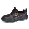Tapa de punta de acero S3 de corte bajo zapatos de seguridad sin lentes L-7525 Lady