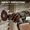 Guantes de trabajo de fábrica Guantes de trabajo mecánicos resistentes a los cortes TPR9004 Naranja