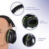 ABS Protección auditiva Muffs de orejas Protective Muffs Ready Stock FM-1B Verde