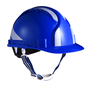 Casco de seguridad de tipo reflectante azul W-036 Azul