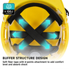 Helmets de seguridad aprobados por CE W-018 Amarillo