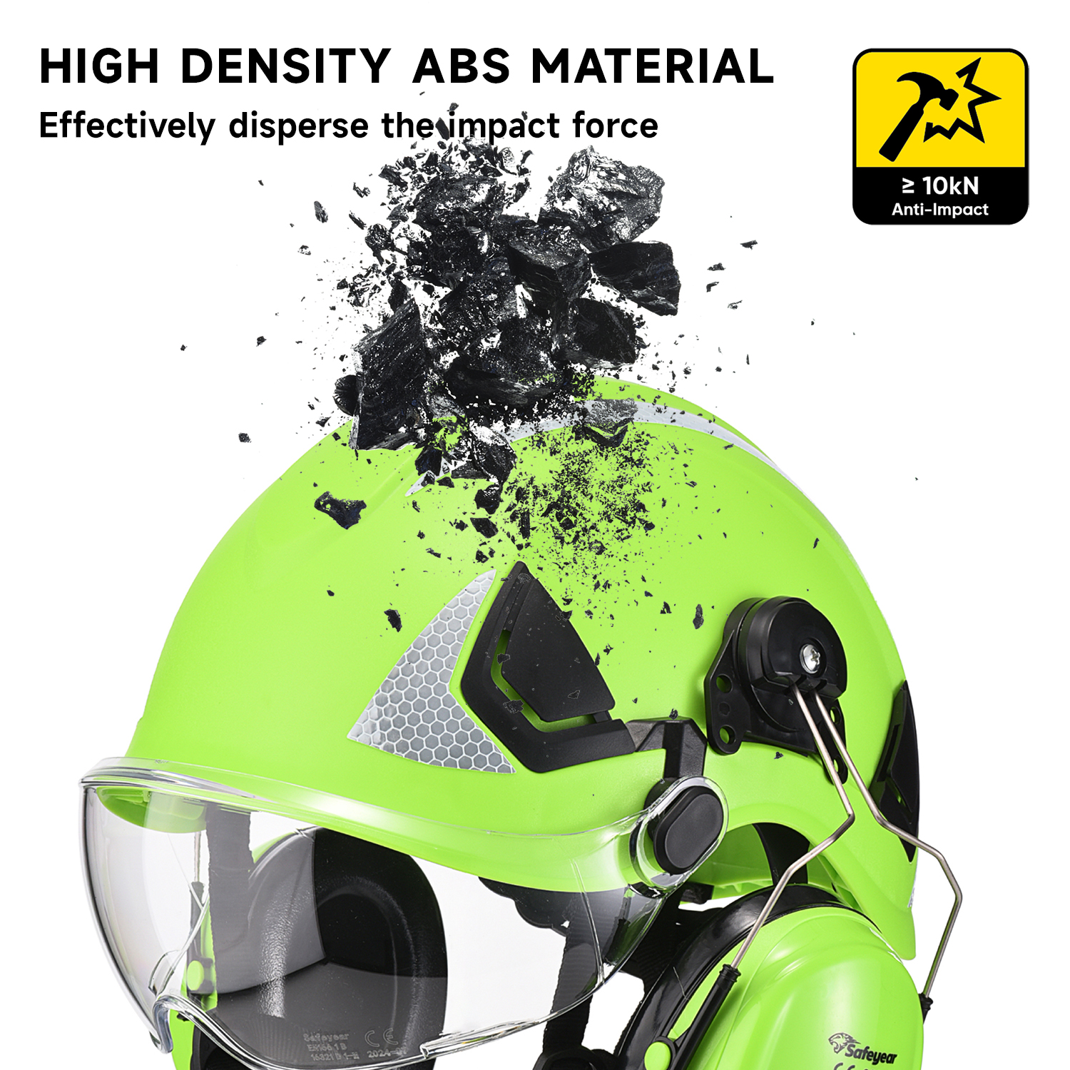 Hombres de sudor Hard Sweat Band ABS Safety Helmets M-5018