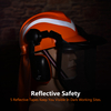 Helmets de seguridad y escudo de cara y oreja M-5009 rojo