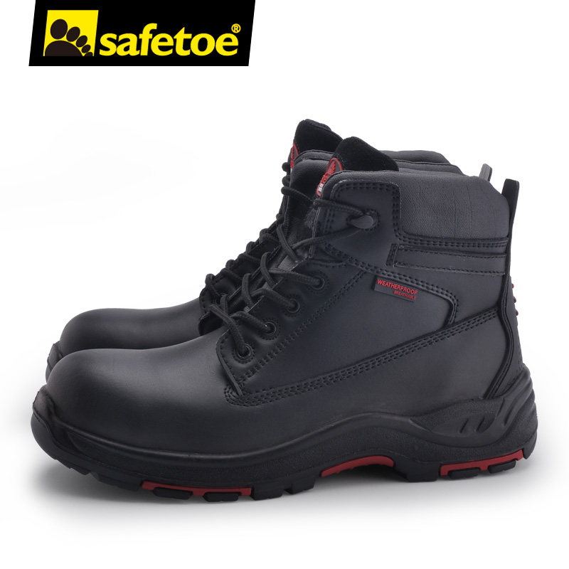 Zapatos de seguridad ESD antiestáticos eléctricamente conductores resistentes al aceite y al ácido M-8370