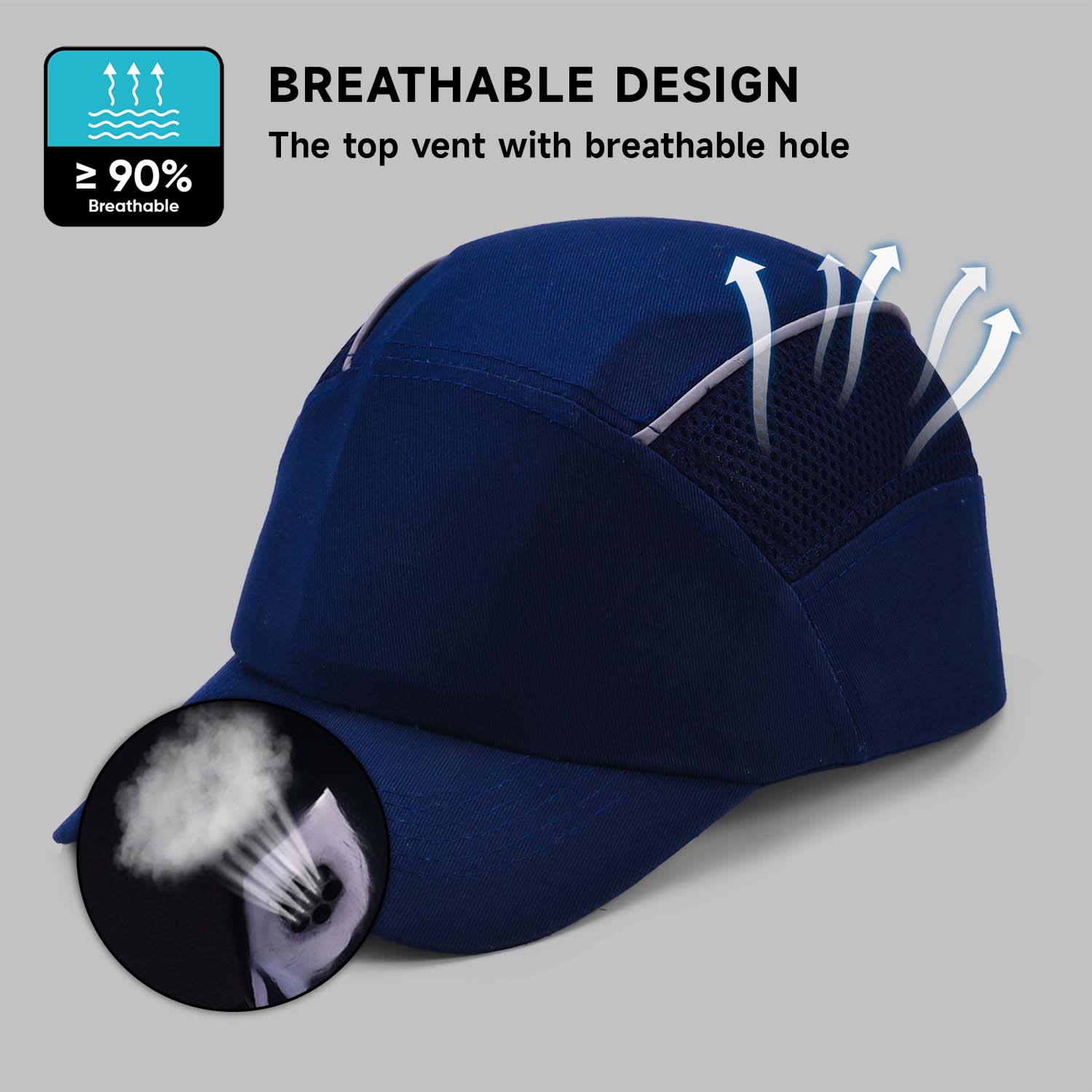 Light Sport Safety Cap-001 Azul