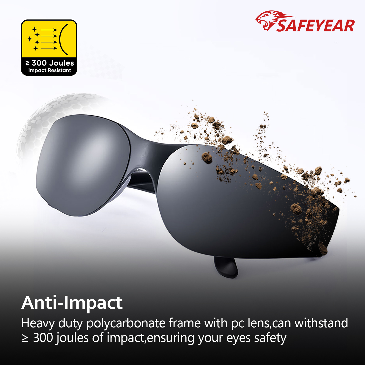 Gafas de sol de seguridad protectores SG001 Negro