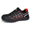 Zapatos de seguridad no metálicos ultraligeros y transpirables L-7530 rojo
