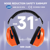 ABS Protección auditiva Muffs Protectores Protecting Muffs Ready Stock FM-1B Naranja