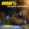 Botas de trabajo de minería de seguridad sin metal resistente al aceite y resbalón superiores M-8552