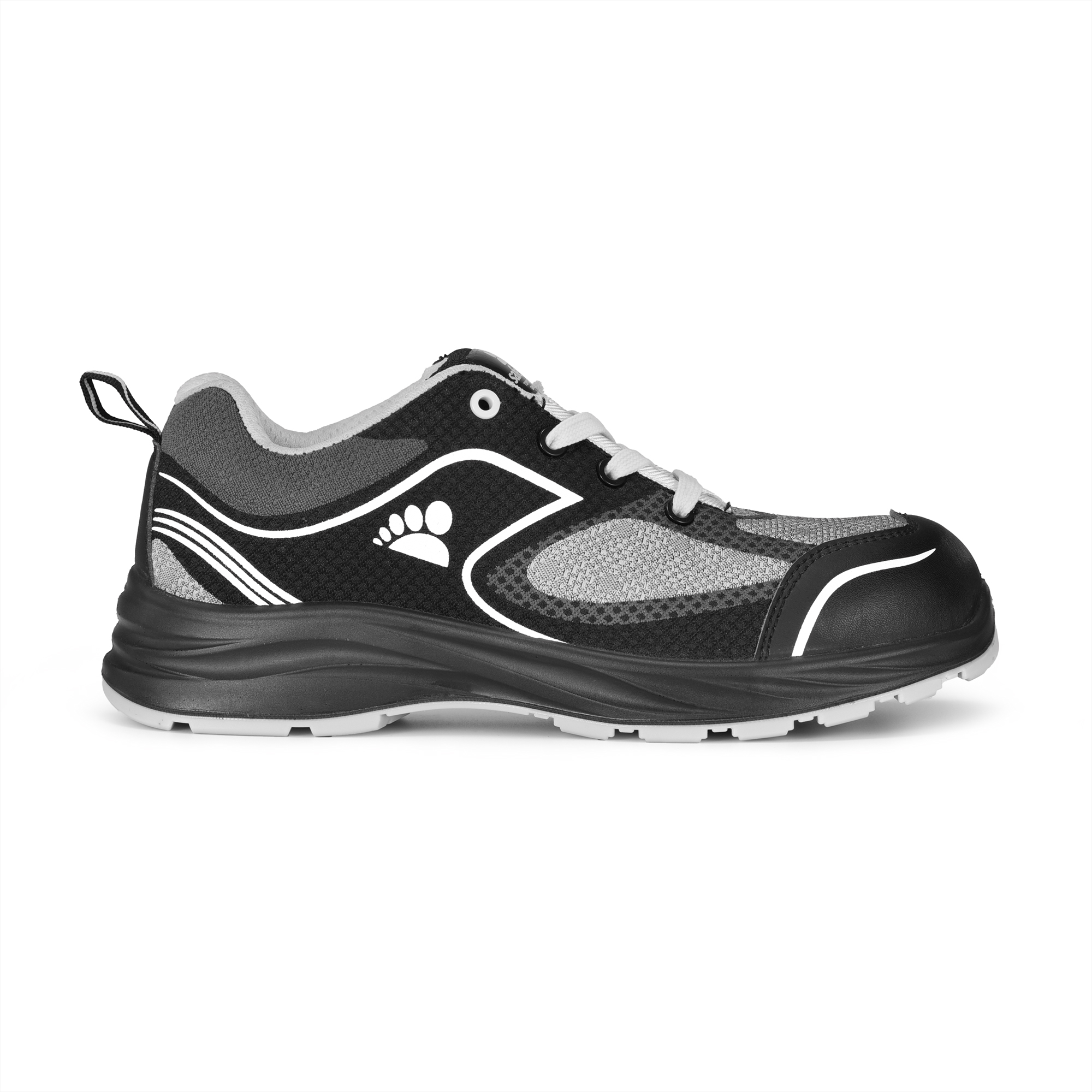Zapatillas de seguridad deportivas de acero Toe L-7501 Gray 