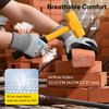 Guantes de trabajo de construcción Guantes de trabajo de seguridad resistente a los guantes PD8045 Negro