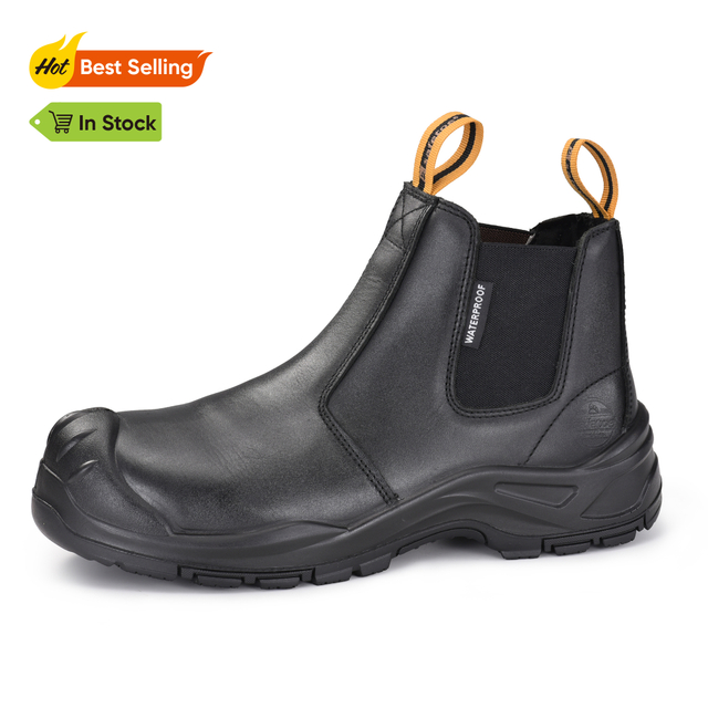 Botas de trabajo Chelsea zapatos de seguridad industrial Botas de trabajo de seguridad Chelsea M-8025NB BKOC