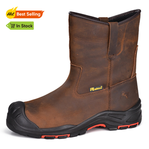 CE EN 20345 S3 Botas de seguridad resistentes a aceite Certificado Botas de seguridad H-9441 resistentes a los petróleo y gas H-9441
