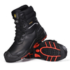 Botas de trabajo resistentes con membrana impermeable y punta compuesta para invierno H-9552 Negro