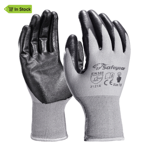 Guantes de trabajo de seguridad recubiertos de nitrilo N1552