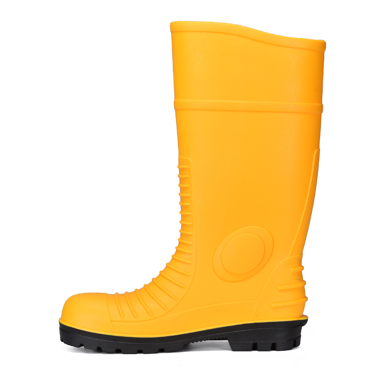 Botas de goma PVC impermeables W-6055 Amarillo