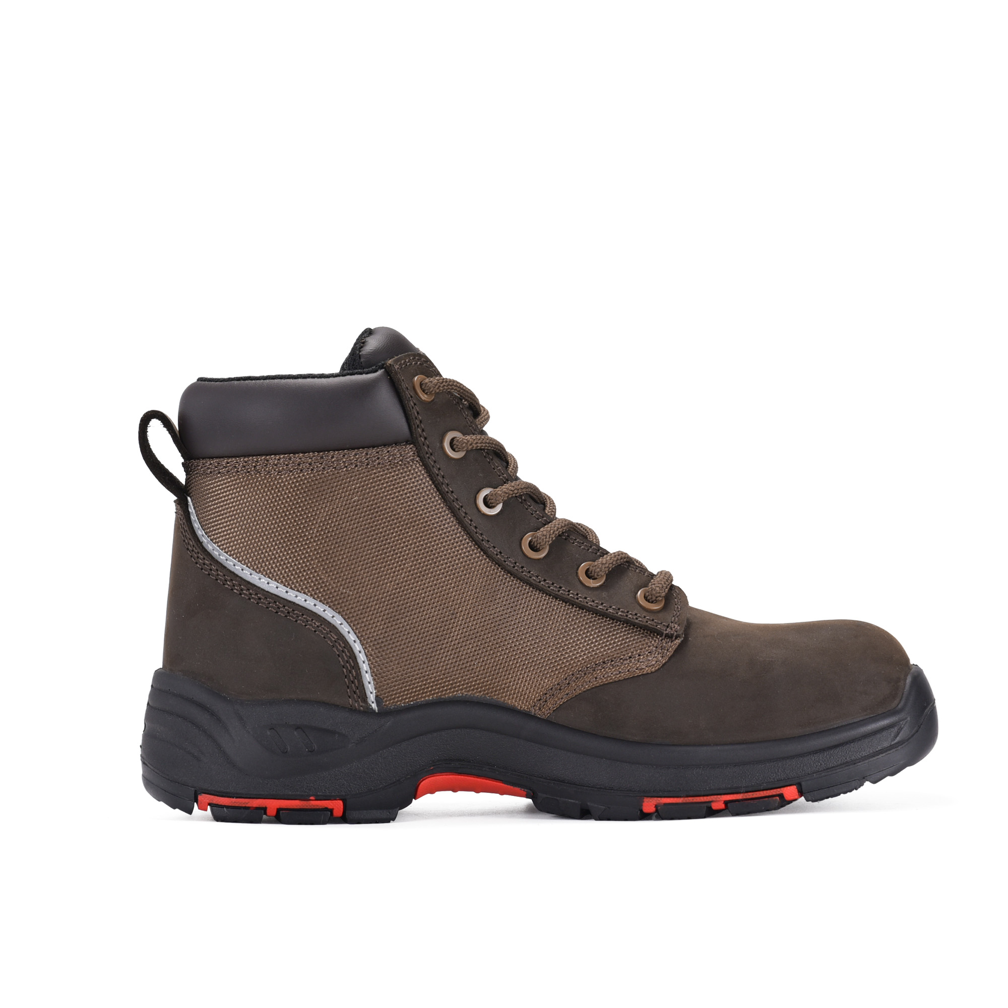 Botas de trabajo de seguridad con clasificación EH de caucho con aislamiento de riesgos eléctricos M-8581