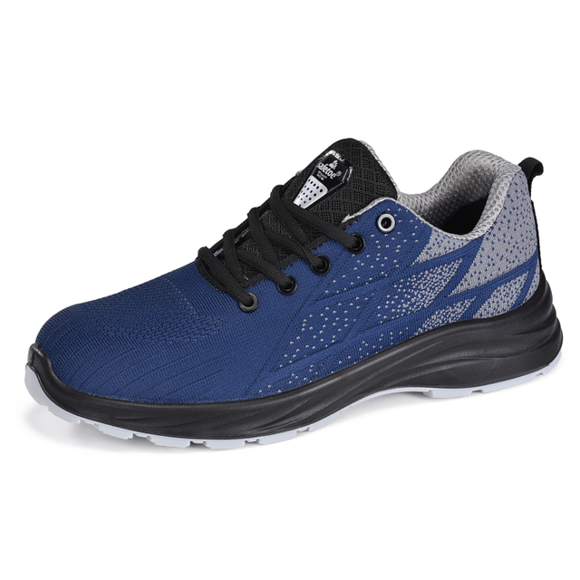 Zapatos de Seguridad Sporty S1P Alta Calidad L-7562 Azul