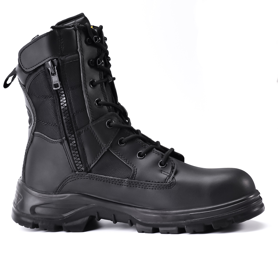 Botas de trabajo del ejército táctico de OB BOTAS POLICÍA Policía Militares sobre Botas de trabajo de seguridad de guardia H-9438OB