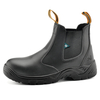 Zapatos de seguridad triangulares verdes aprobados por CSA Botas de trabajo con punta de acero M-8025
