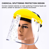 Escudo de cara de seguridad industrial M-5002 Amarillo