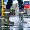 Botas de pvc de punta de acero S5 impermeable W-6055 Aqua Guarder